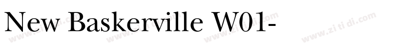 New Baskerville W01字体转换